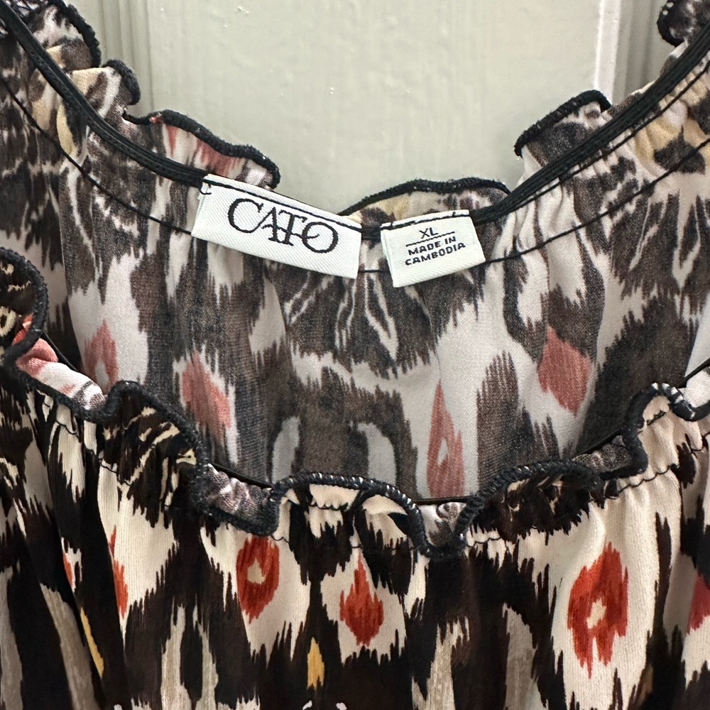 Cato Multicolor Patterned Blouse - image 4